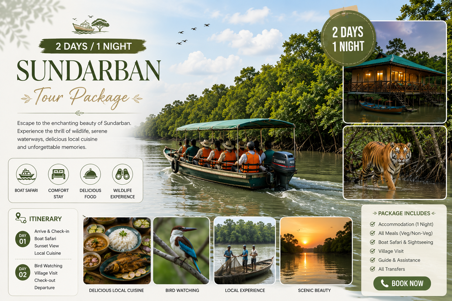 Sundarban luxury boat safari