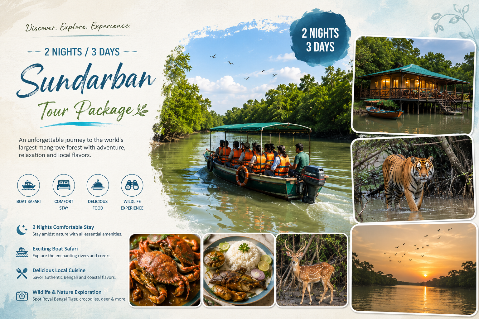 Sundarban tiger reserve view